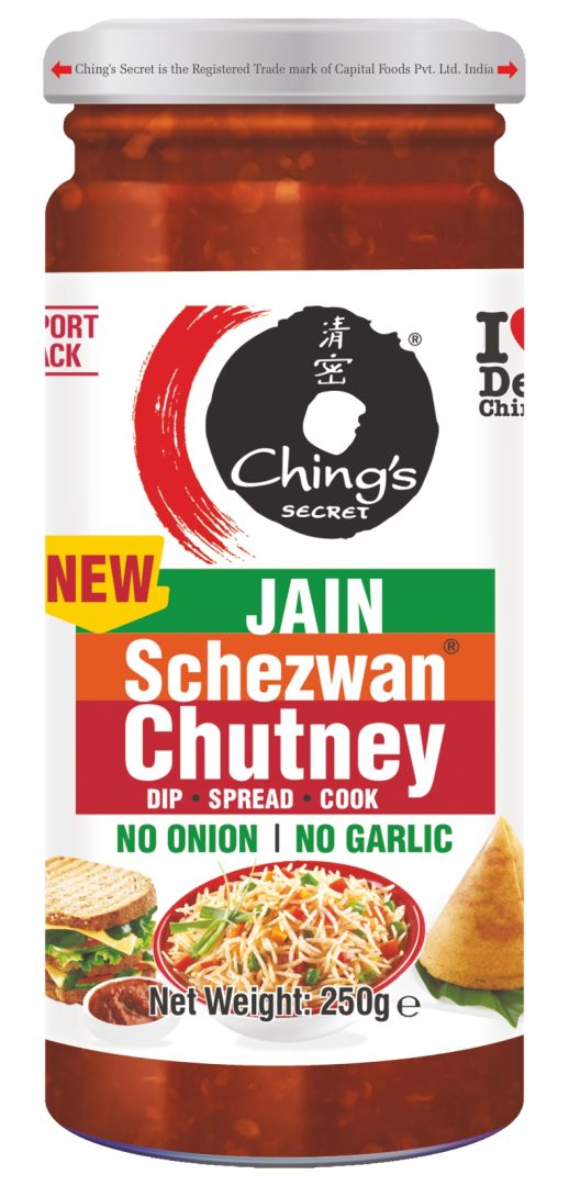 Shop Ching's Jain Schezwan Chutney - 250g at Grocerywala