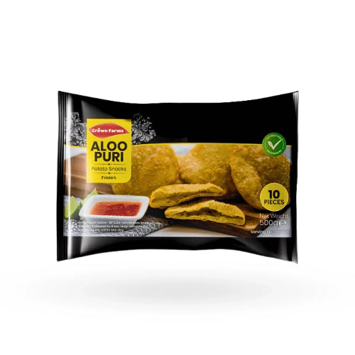 Shop Crown Aloo Puri (10pcs) - 500g at Grocerywala