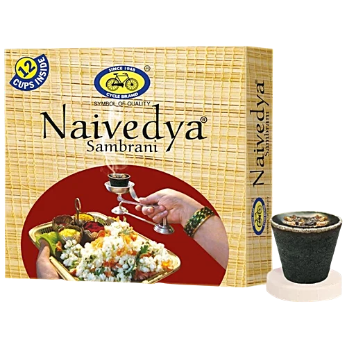 Shop Cycle Brand Naivedya Sambrani - 12cups at Grocerywala