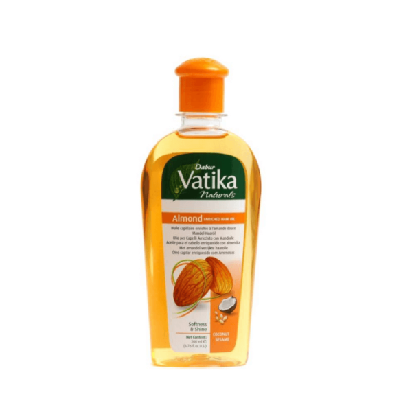 Shop Dabur Vatika Almond Hair Oil 200ml at Grocerywala