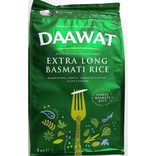 Daawat extra long basmati rice 5kg pack