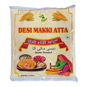 Desi makki atta 1.5kg maize flour for cooking