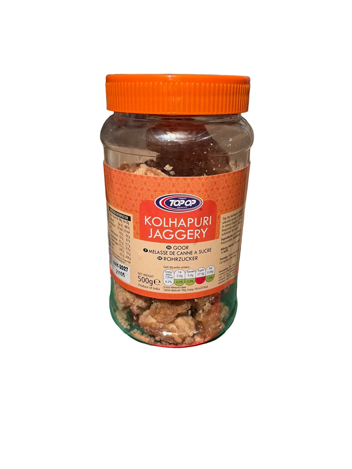 Topop Jaggery Kolhapuri Jar - 500g
