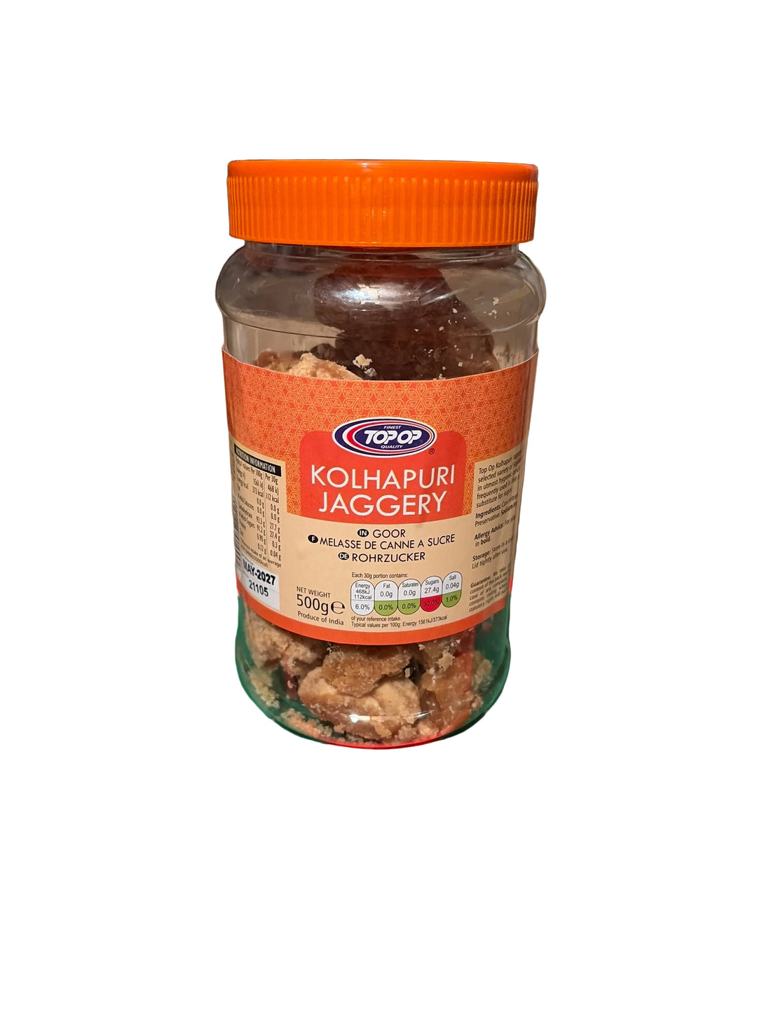 Topop Jaggery Kolhapuri Jar - 500g