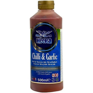 Shop Heera Sauce Chilli & Garlic - 500ml at Grocerywala