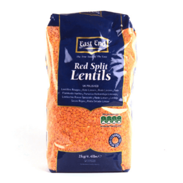 Shop Eastend Red Split Lentils (Masoor Dal) - 2kg at Grocerywala