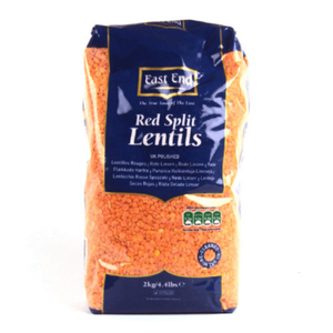 Shop Eastend Red Split Lentils (Masoor Dal) - 2kg at Grocerywala