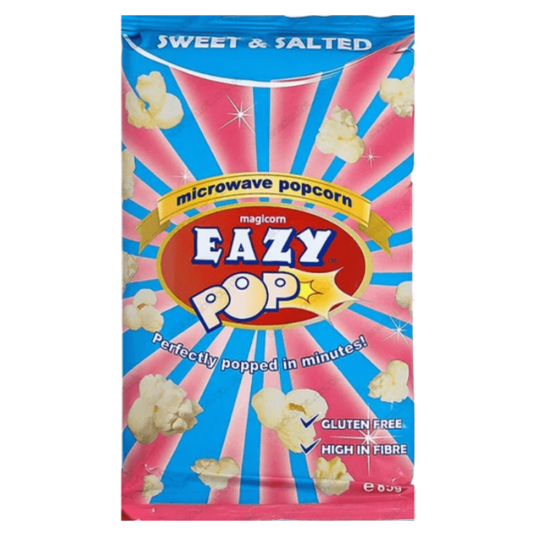 Shop Eazy Pop Popcorn Sweet & Salted Microwave - 100g at Grocerywala