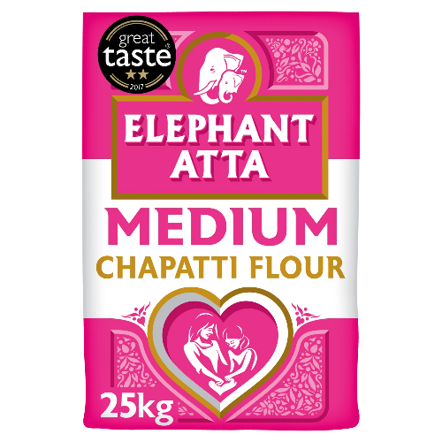 Shop Elephant Atta Medium - 25kg at Grocerywala