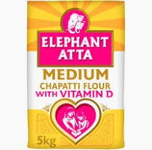 Shop Elephant Atta Medium With Vit D - 5kg at Grocerywala
