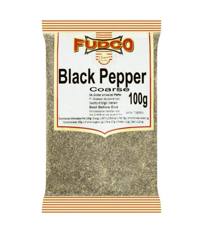 Shop Fudco Black Pepper Coarse - 100g at Grocerywala