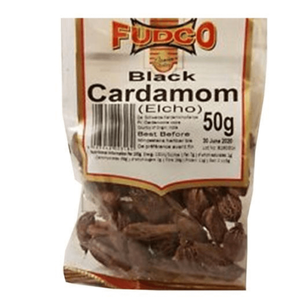 Shop Fudco Cardamom Black (Elaichi) - 50g at Grocerywala