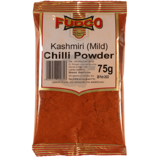 Shop Fudco Chilli Powder Kashmiri Mild - 75g at Grocerywala