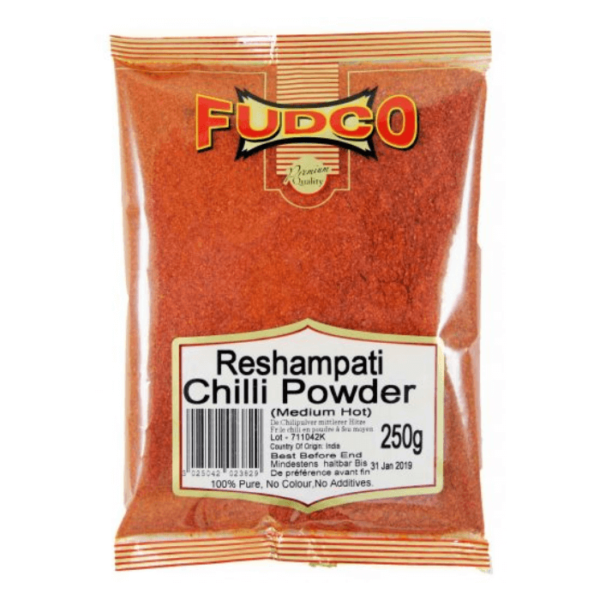 Shop Fudco Chilli Powder Reshampati Medium Hot - 250g at Grocerywala