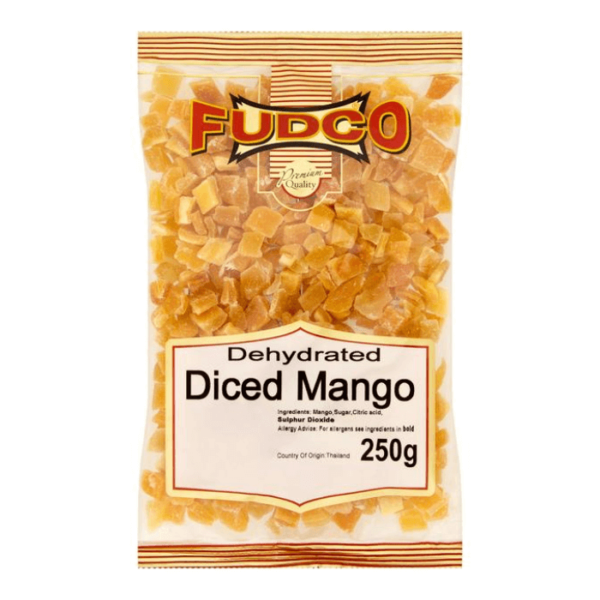 Shop Fudco Diced Mango Dehydrated - 250g at Grocerywala