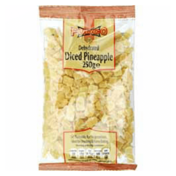 Shop Fudco Diced Pineapple Dehydrated - 250g at Grocerywala
