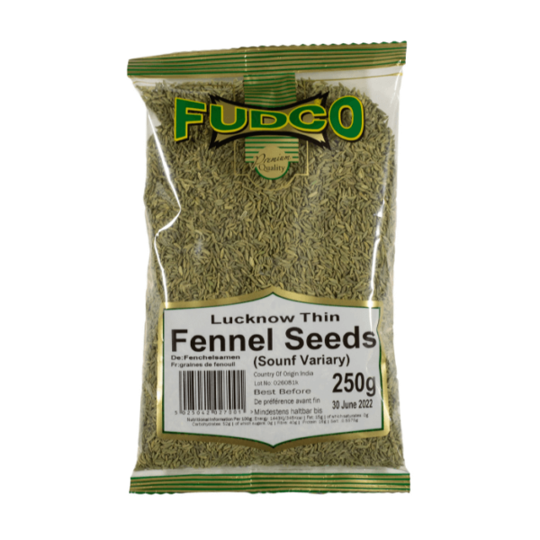 Shop Fudco Fennel Seeds Lucknow Thin (Saunf) - 250g at Grocerywala