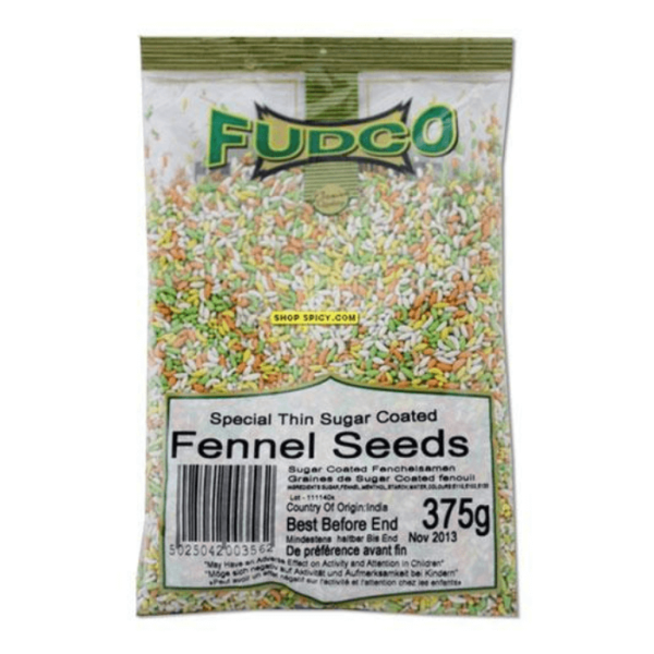 Shop Fudco Fennel Sugar Coated Special Thin - 375g at Grocerywala