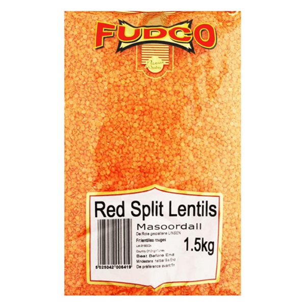Shop Fudco Red Split Lentils (Masoor Dal) - 1.5kg at Grocerywala