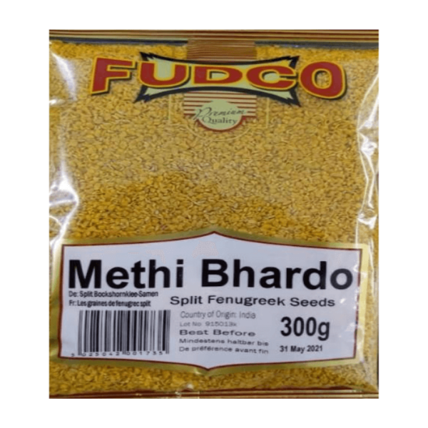Shop Fudco Fenugreek Seeds Split (Methi Bhardo) 300g at Grocerywala
