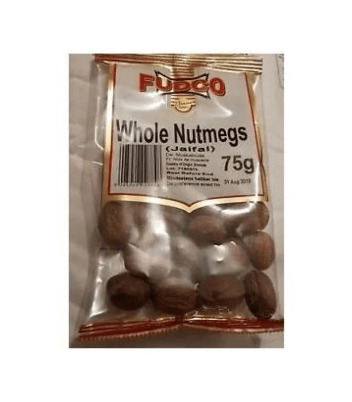Shop Fudco Nutmeg Whole (Jaifal) - 75g at Grocerywala