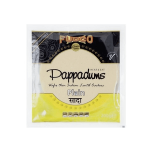 Shop Fudco Papad Plain 200G at Grocerywala