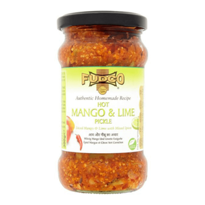 Shop Fudco Pickle Mango & Lime Hot - 300g at Grocerywala