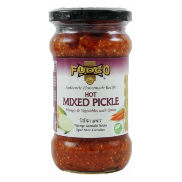 Shop Fudco Pickle Mixed Hot - 300g at Grocerywala