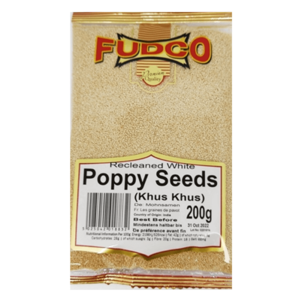 Shop Fudco Poppy Seeds (Khas Khas) - 200g at Grocerywala