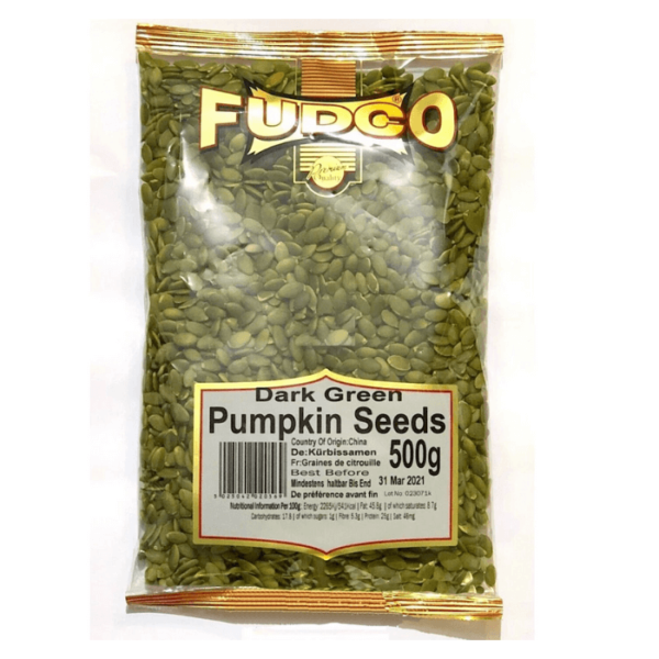 Shop Fudco Seeds Pumpkin Dark Green - 500g at Grocerywala