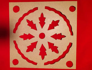 Shop Floral Star Stencil at Grocerywala