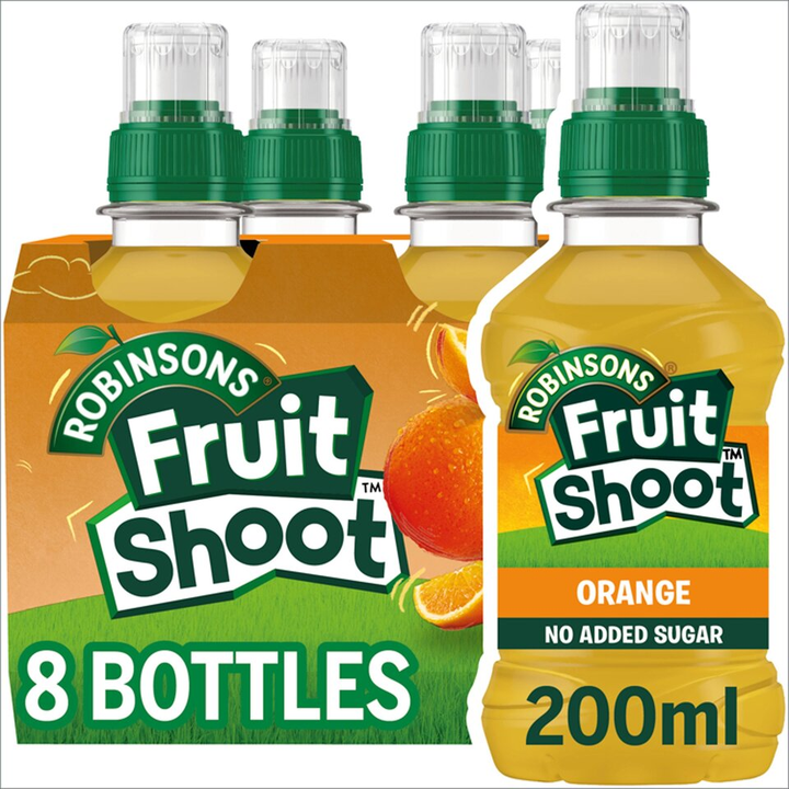 Shop Fruit Shoot Orange Kids Juice Drink 8x200ml at Grocerywala