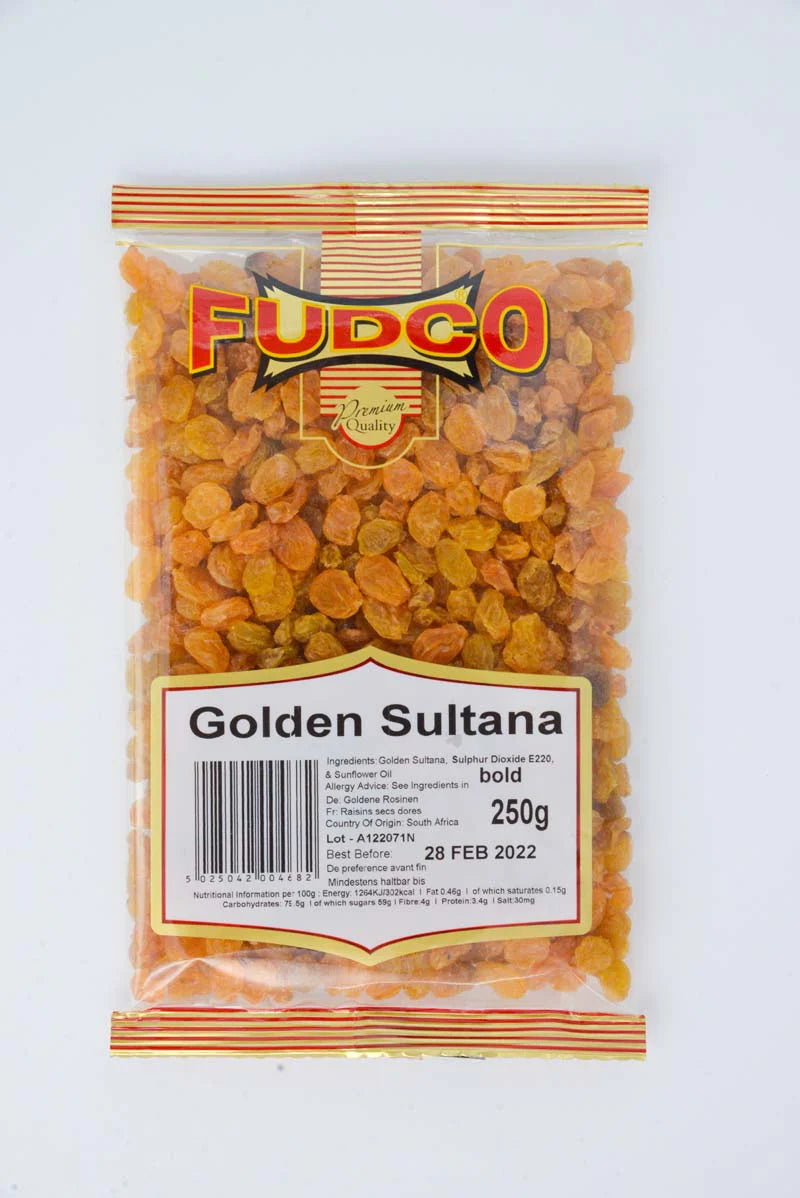 Shop Fudco Raisins Golden Sultana - 250g at Grocerywala