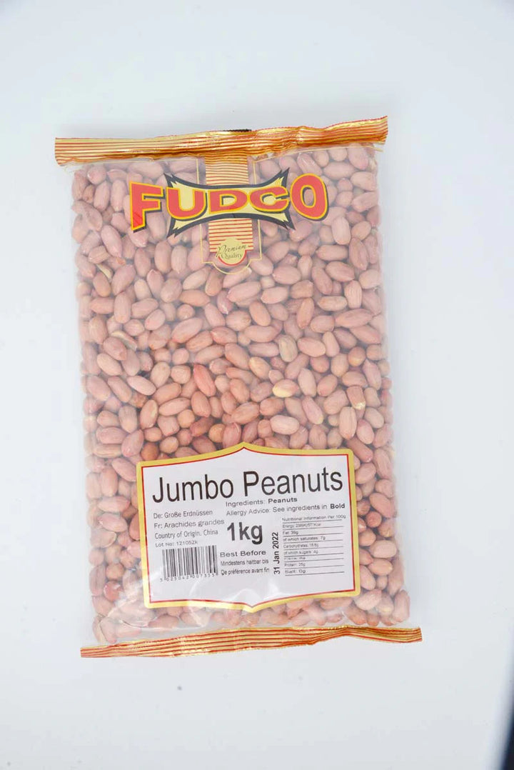 Shop Fudco Peanuts Jumbo Pink - 1kg at Grocerywala