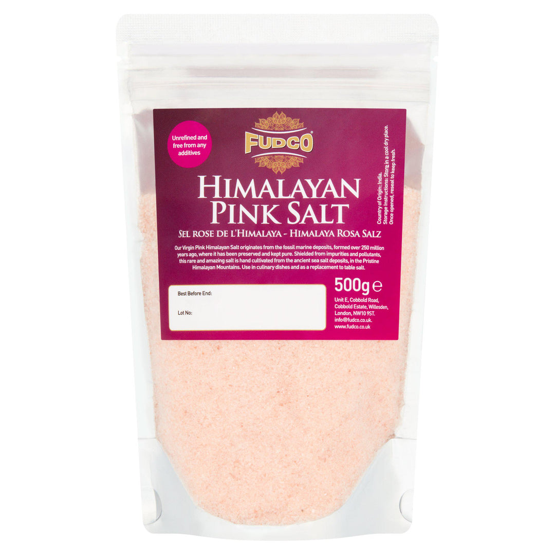 Shop Fudco Himalayan Pink Salt Fine - 500g at Grocerywala