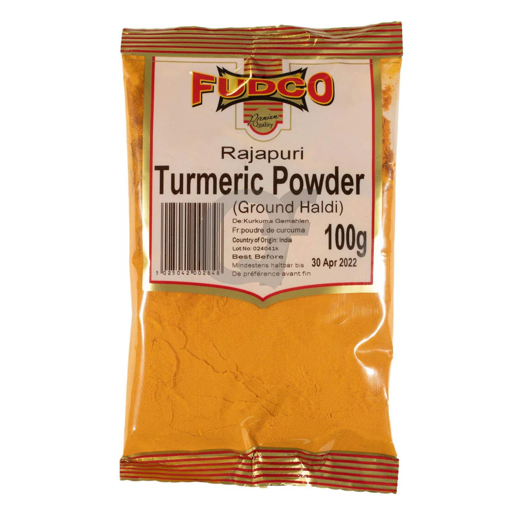 Shop Fudco Turmeric (Haldi) Rajapuri 100G at Grocerywala