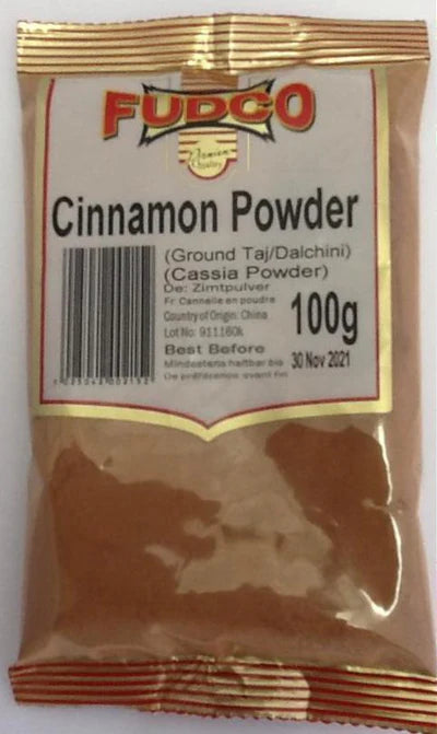 Shop Fudco Cinnamon Powder (Dalchini) - 100g at Grocerywala