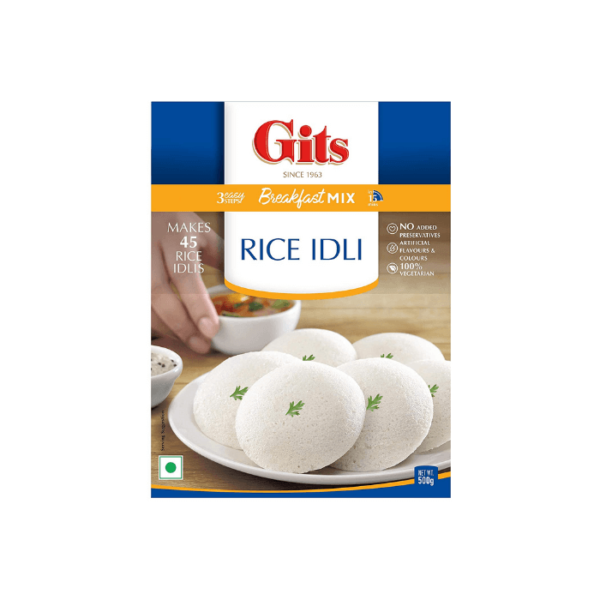 Shop Gits Rice Idli Mix (ready to cook savoury rice cake dry mix) - 500g at Grocerywala