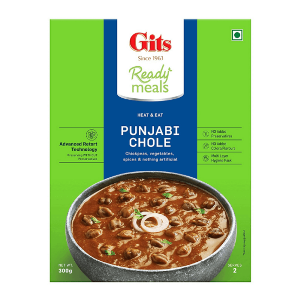 Shop Gits Punjabi Cholley (Ready to Eat) - 300g at Grocerywala