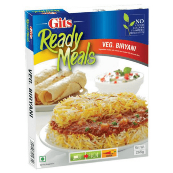 Shop Gits Veg Biryani (Ready to Eat) - 265g at Grocerywala
