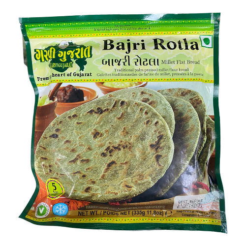 Shop Garvi Gujarat Bajra Rotla Frozen (5 pcs) - 335g at Grocerywala