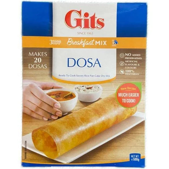 Shop Gits Dosai Mix (Ready To Cook Savoury Rice Pan Cake Dry Mix) - 500g at Grocerywala