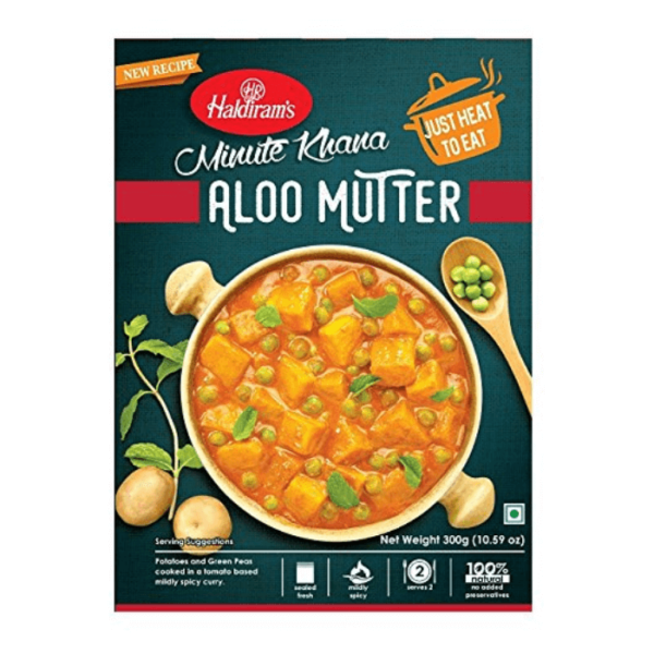 Shop Haldiram Mutter Aloo (Ready to Eat) - 300g at Grocerywala