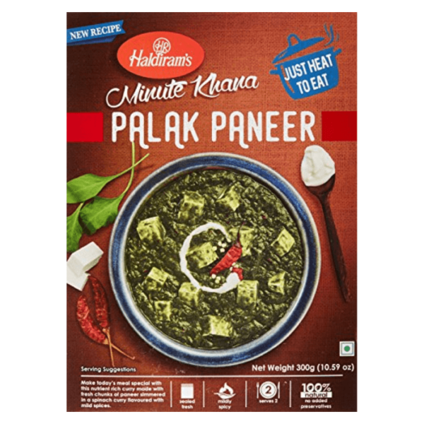 Shop Haldiram Palak Paneer (Ready to Eat) - 300g at Grocerywala