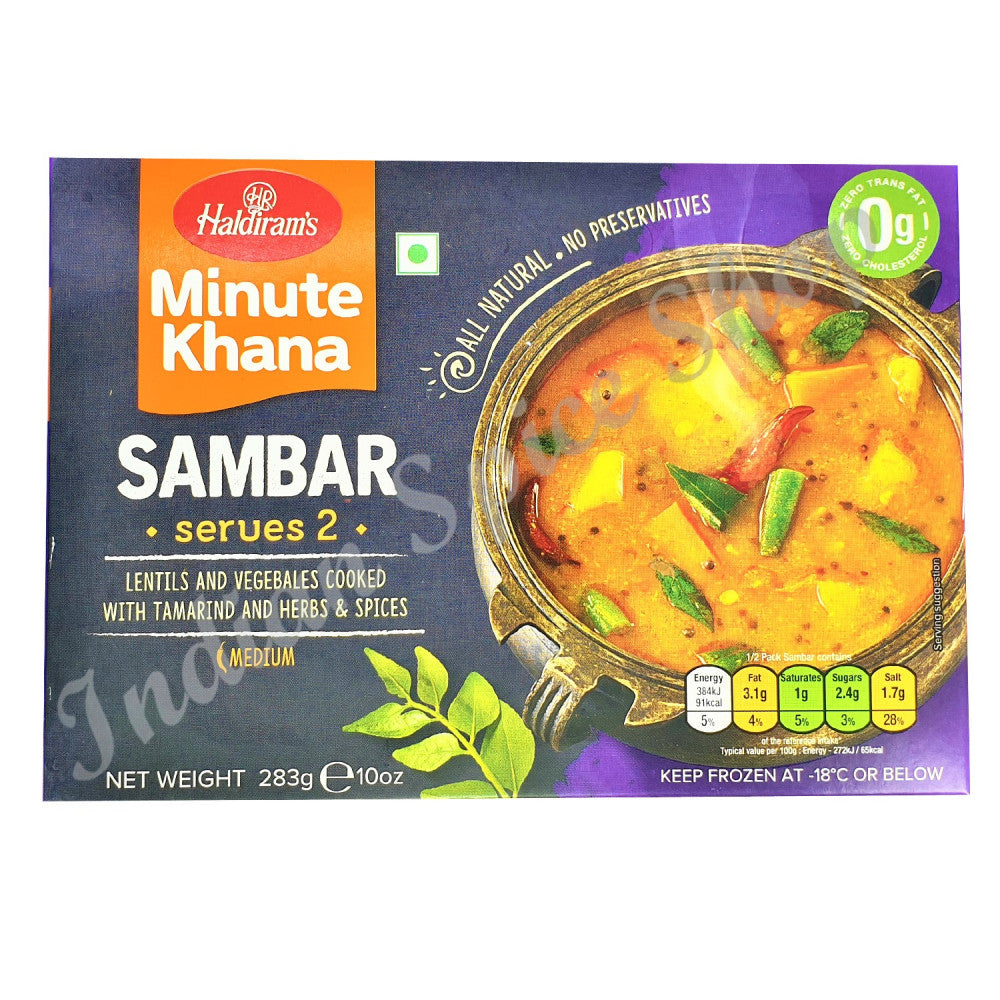 Shop Haldirams Sambar Frozen - 283g at Grocerywala