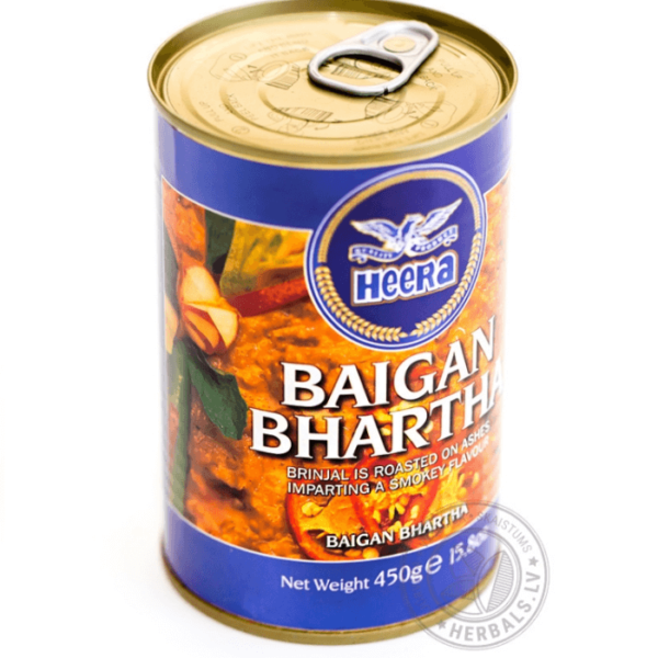 Shop Heera Baigan Bhartha Tin 450G at Grocerywala