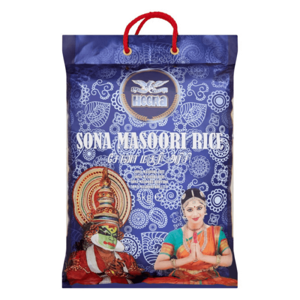 Shop Heera Sona Masoori Rice - 2kg at Grocerywala