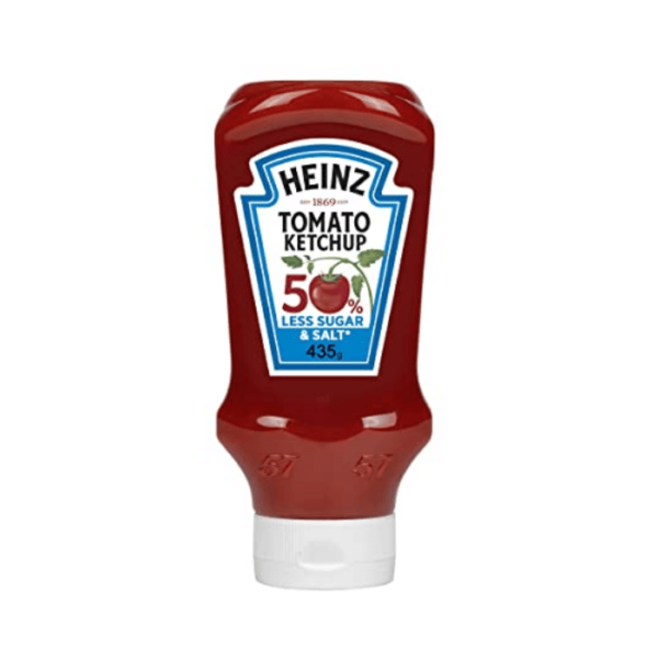 Shop Heinz Tomato 50% Less Salt & Sugar - 435g at Grocerywala