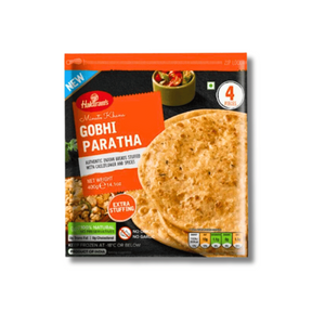 Shop Haldiram Gobi Paratha Frozen (4pcs) - 400g at Grocerywala