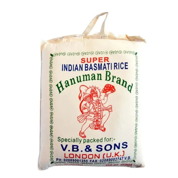 Hanuman Basmati Rice 5kg | Buy Online UK – Grocerywala – Grocery Wala